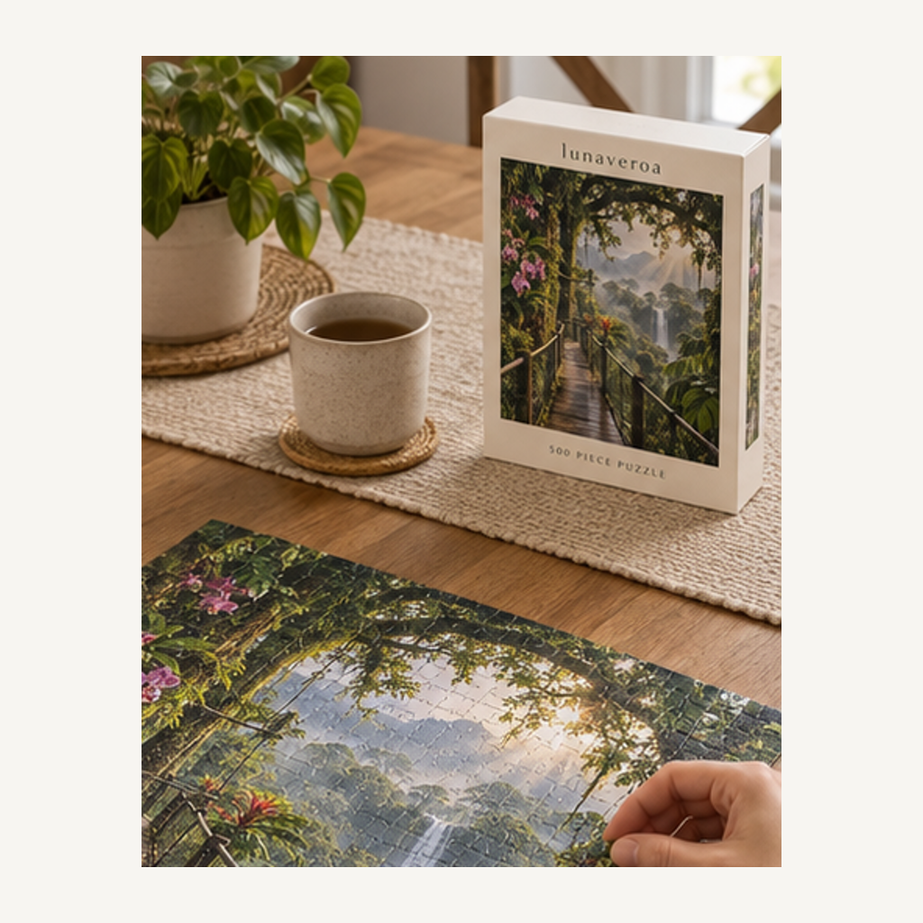 Rainforest Canopy 500-Piece Puzzle — lifestyle scene